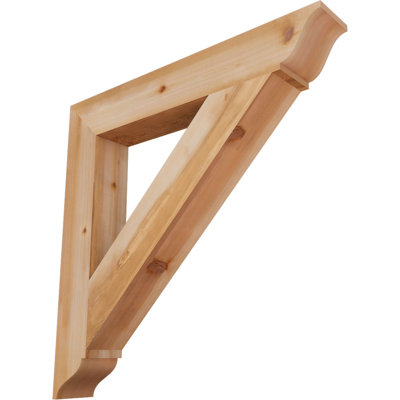 H 5,5 po x l 40 po x Support en bois / corbeau