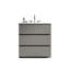 Lavabo de salle de bain 30 po gris-121109718-121109720