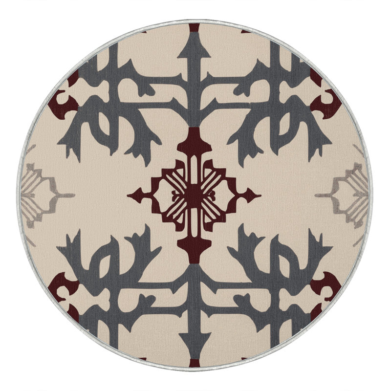 Tapis à facettes décalées, Rond 5 pi