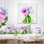 Coussin mallow et camomille floral-30744307-30744310