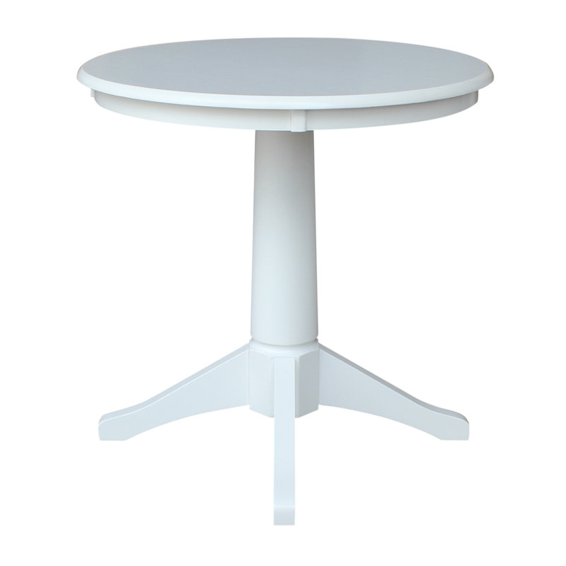 Table de salle à manger Imilia, Blanc, H 29,9 po x L 30 po x l 30 po