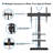 1Home Single Screen Floor Stand Mount-94517609