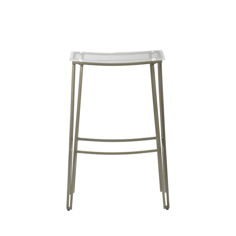 Pierce 24" Counter Stool, Antique Silver
