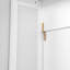 Lit escamotable vertical en bois, lit escamotable mural peu encombrant, armoire murale, avec bureau, vérins à gaz