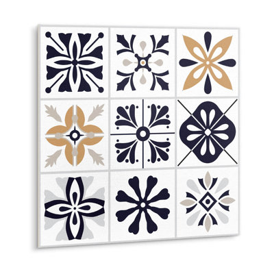 Askwith 30 x 30 cm PVC Tile in White
