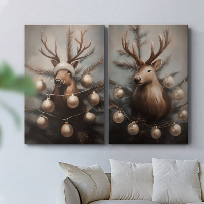 Christmas Holiday Art -Series 2-CXLIX-Premium Gallery Wrapped Canvas -Ready to Hang