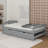 Twin Size Platform Bed With Trundle-428828437