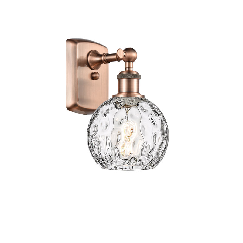 Shauna Armed Sconce, No Bulb Included, Antique Copper