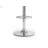 Pippins 32.75 In. H Black And Chrome Low Back Metal Bar Stool With Faux Leather Seat Set Of 2
