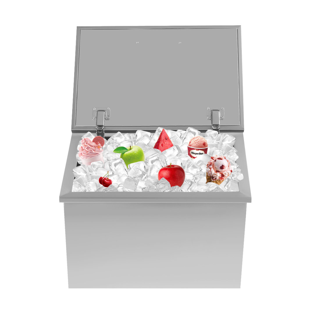Danity Bar Cooler Stainless Steel Ice Bin Prep & Savour