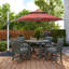 Parasol en porte-à-faux octogonal avec base 129,92 po Rosolina-996928430