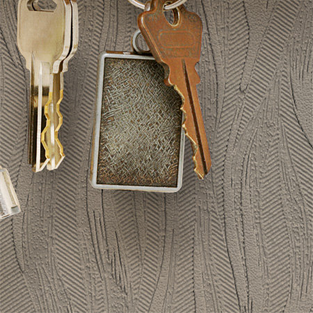 Caiger 10m L x 53cm W Abstract 3D Embossed Roll Wallpaper