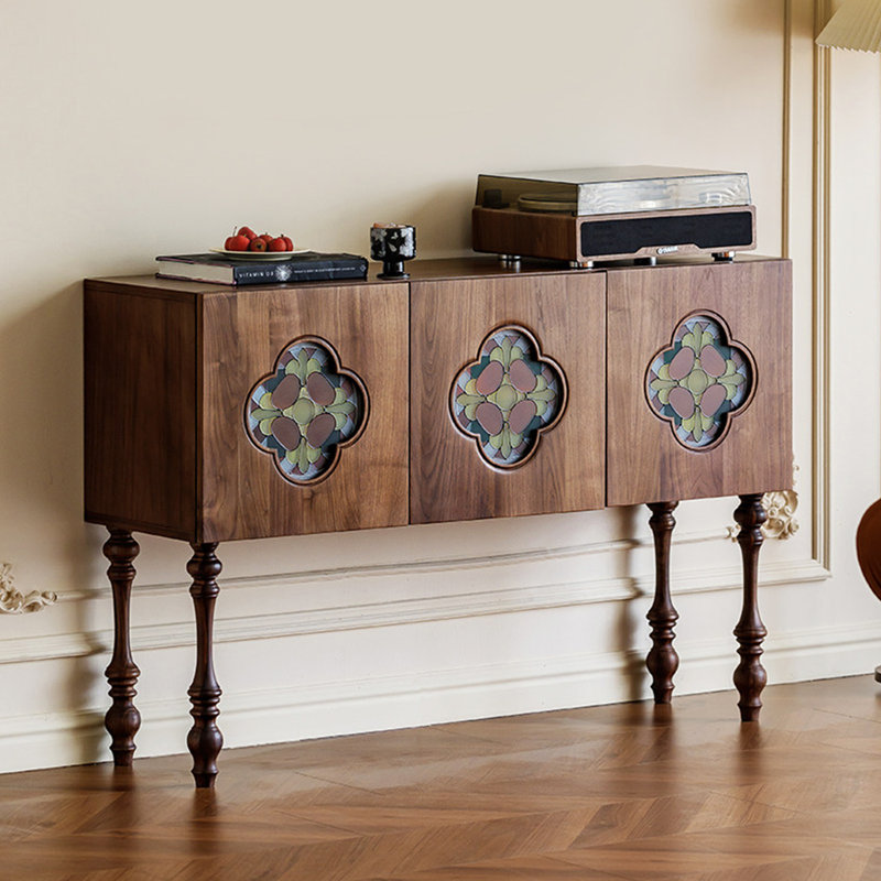Buffet rétro de style chinois minimaliste