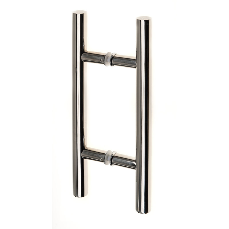 Industry Double Dummy Door Handle, Polished Chrome