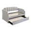 Lit de jour simple avec couchette Dove Grey