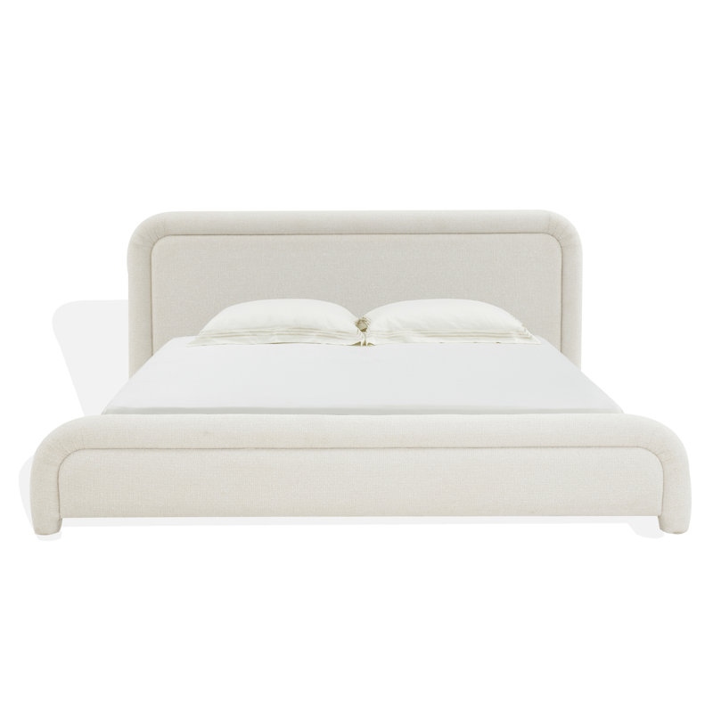 Adelle Chenille King Bed, Cream, King