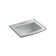 Archer® Vitreous China Rectangular Drop-In Bathroom Sink with Overflow