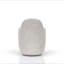 Fauteuil demi-tonneau pivotant cacao et ivoire