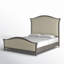 CiaoBella Upholstered California King Wingback Bed