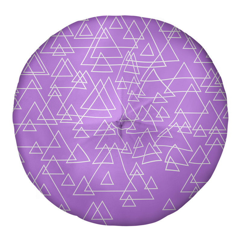 Coussin de sol Katelyn Elizabeth, 26 po x 26 po, Mauve