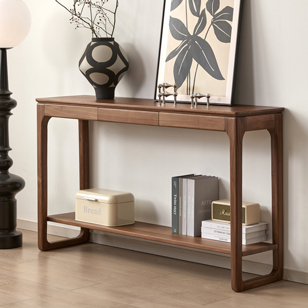 Curated visual reference: Picture Idea: Hokku Designs Chinese Style Modern Simple Brown Console Table
