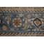 Tapis bleu géométrique 10 x 13 po