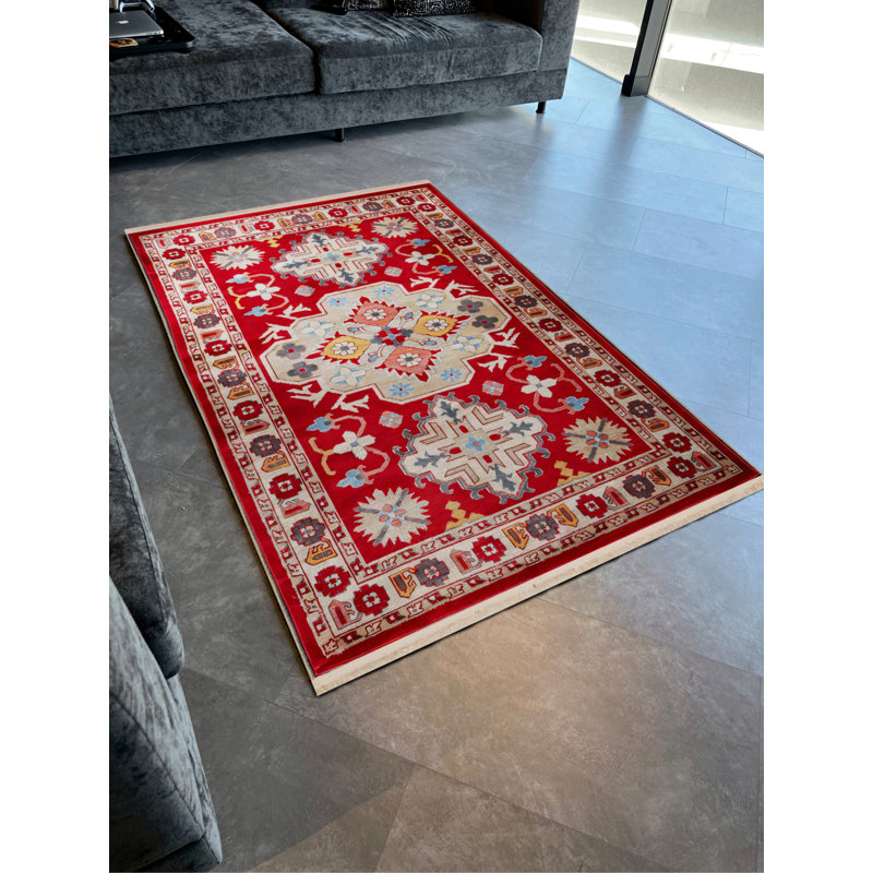 Tapis rectangulaire Wallas, Tapis de couloir 2 pi 8 po x 7 pi 11 po
