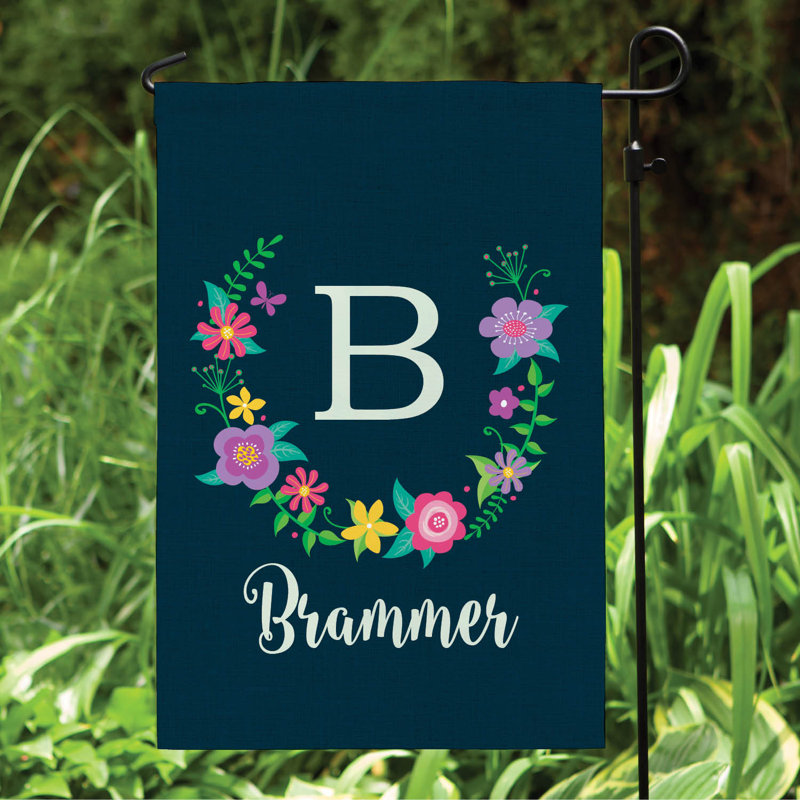 Polyester personnalisé en polyester 18 x 12 po drapeau de jardin, Oui