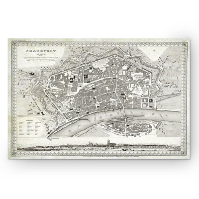 " Antique Map Frankfurt I "