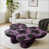 Mauve / Noir sélectionné