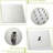 Brushed Nickel 16 Inch Dual Shower Head, Ceiling Mounted Appearance Head With Mount In