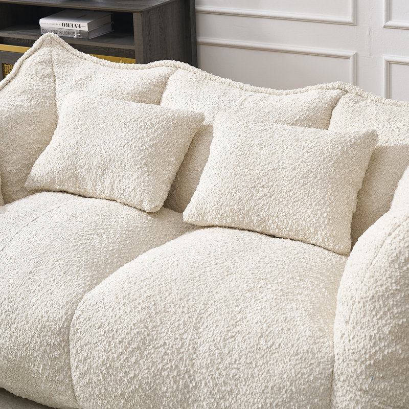 Chaise en chenille - rembourrée de mousse douce, convient à diverses pièces, améliore la détente et convient au confort du salon, de la chambre à coucher et de la salle à manger