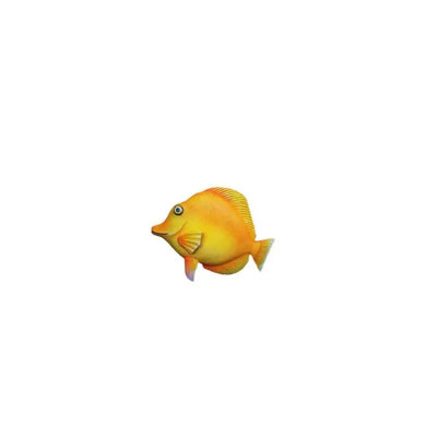 Yellow Tang Fish Statue