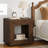 Rustic Wood End Table, 2 Tiered Square Side Table With Storage Shelf, Industrial Sofa Side Table For Living Room, Entrance (Rustic Brown)(1)-16354906