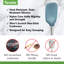 Tovolo Flex-Core Silicone Spoonula with Stainless Steel Handle for Cooking and Baking, Blue Slate