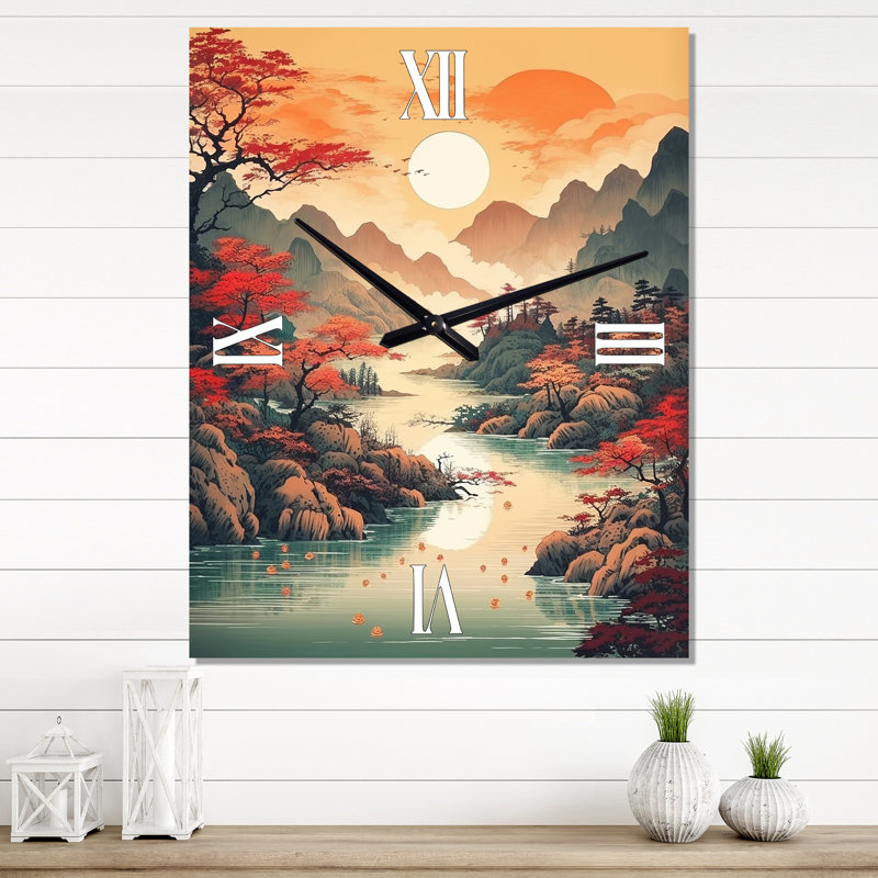 Horloge murale Jakaree - Japon, H 40 po x l 30 po x P 1 po