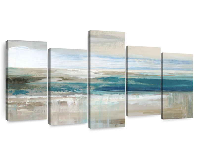 Avery Abstract Sea, 24" H x 49" W