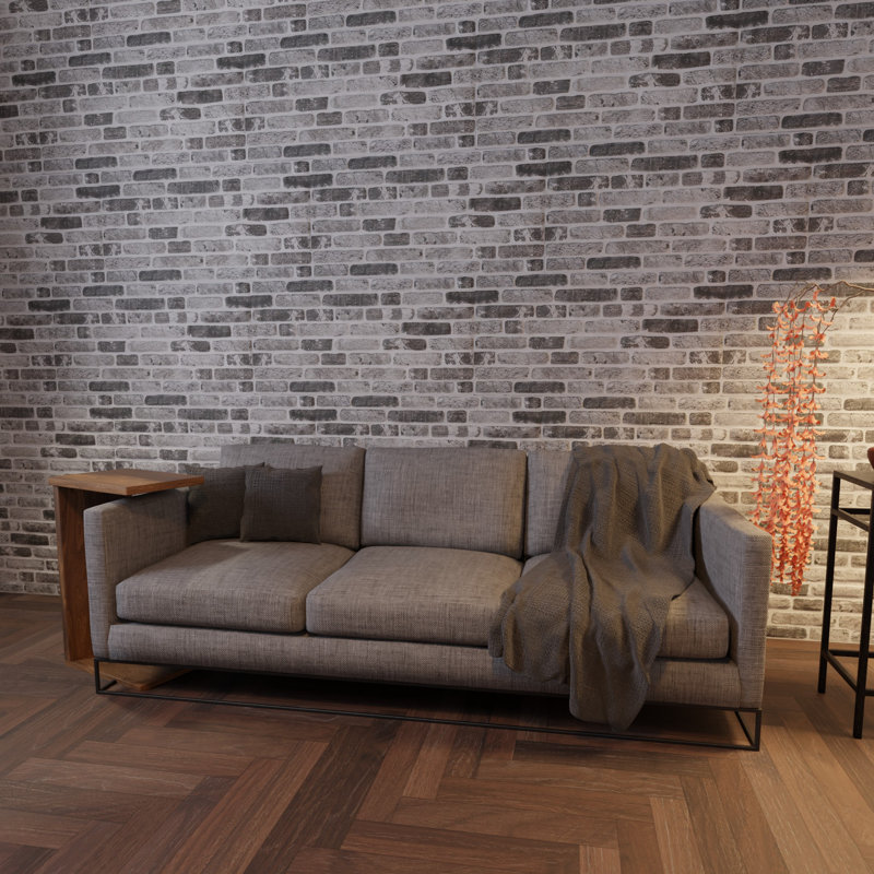 3D Brick Effect Wall Panels - Lightweight Styrofoam - Set of 9 Large Panels (20"x40") Covers 48 sq ft - Apply with Wall Adhesive - DIY Home Wall Cladding