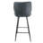 Ener Upholstered Faux Leather Counter Stool with Steel Frame