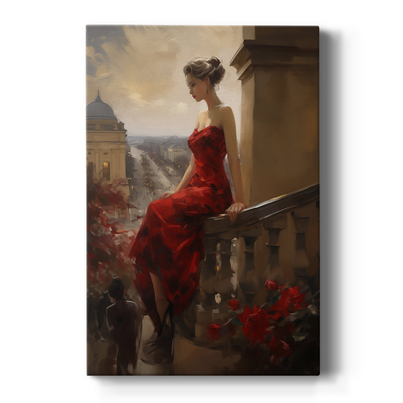 WOMEN Series CDLxxi - Toile tendue avec châssis de qualité supérieure - Prêt à être accroché
