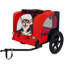 Chariot pour chien avec bicyclette, adapté aux petits et moyens animaux, cadre de chariot pliant facile, roue à dégagement rapide, plancher antidérapant, laisse intérieure-134381183