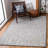 Basham Geometric Handmade Tufted Wool Navy/Cream Area Rug-523108051