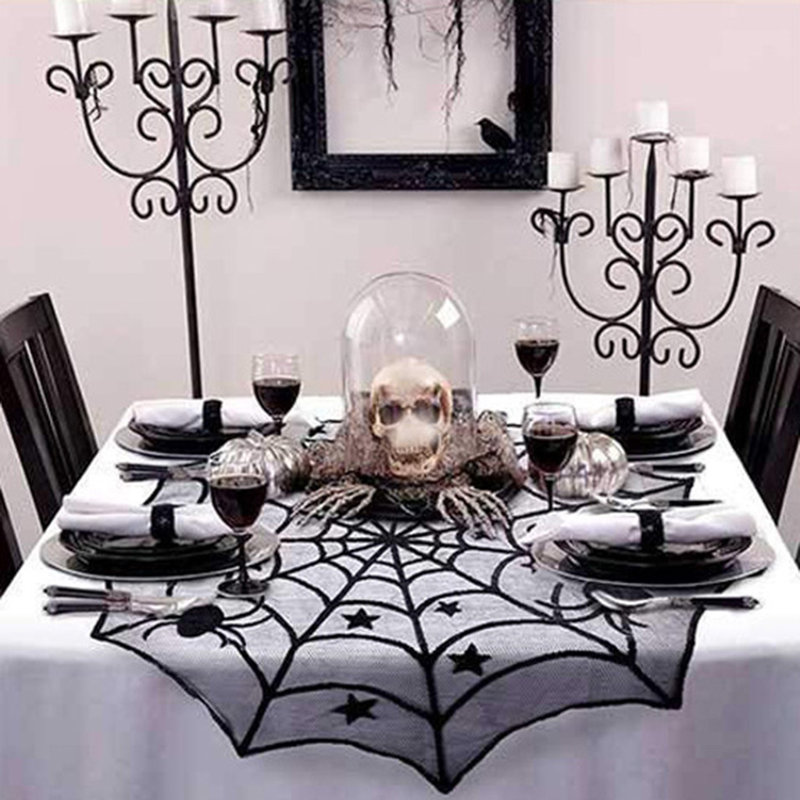 Nappe de fête d'Halloween Spiderweb