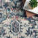 Misi Vintage Medallion Power Loom Blue Rug