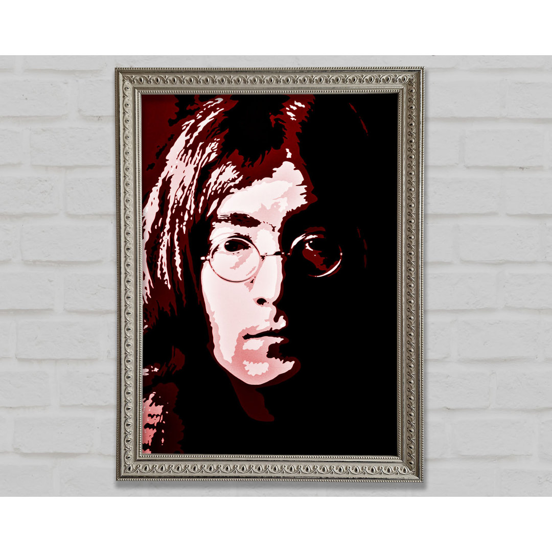 John Lennon Popart - Einzelne Bilderrahmen Kunstdrucke