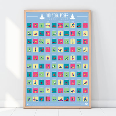 100 Yoga Poses - Print