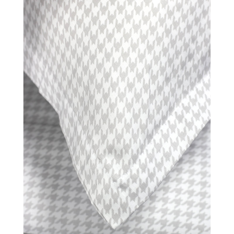Welty Cotton Plaid Duvet Cover, Full/Queen