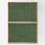 «Emerald Green Mid-Century Modern Polygon», 2 pièces sur toile-98554039-98554038