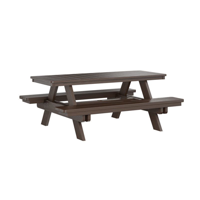 Table de pique-nique rectangulaire Berlin Gardens Ada, Imbuia