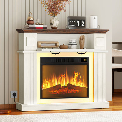 Metro Lane 97cm W Electric Fireplace with 6800BTU